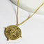 Minimalist Sun Coin Pendant Necklace-Necklaces-Balara Jewelry