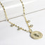 Lady Coin Pendant Necklace - Gold