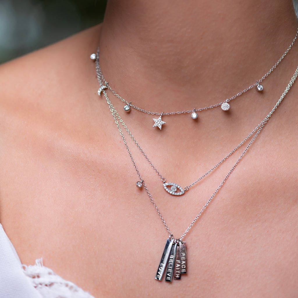 Multi Colored Charm Choker Necklace – Nikki Smith Designs