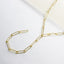 Y Open Link Chain Necklace-Necklaces-Balara Jewelry