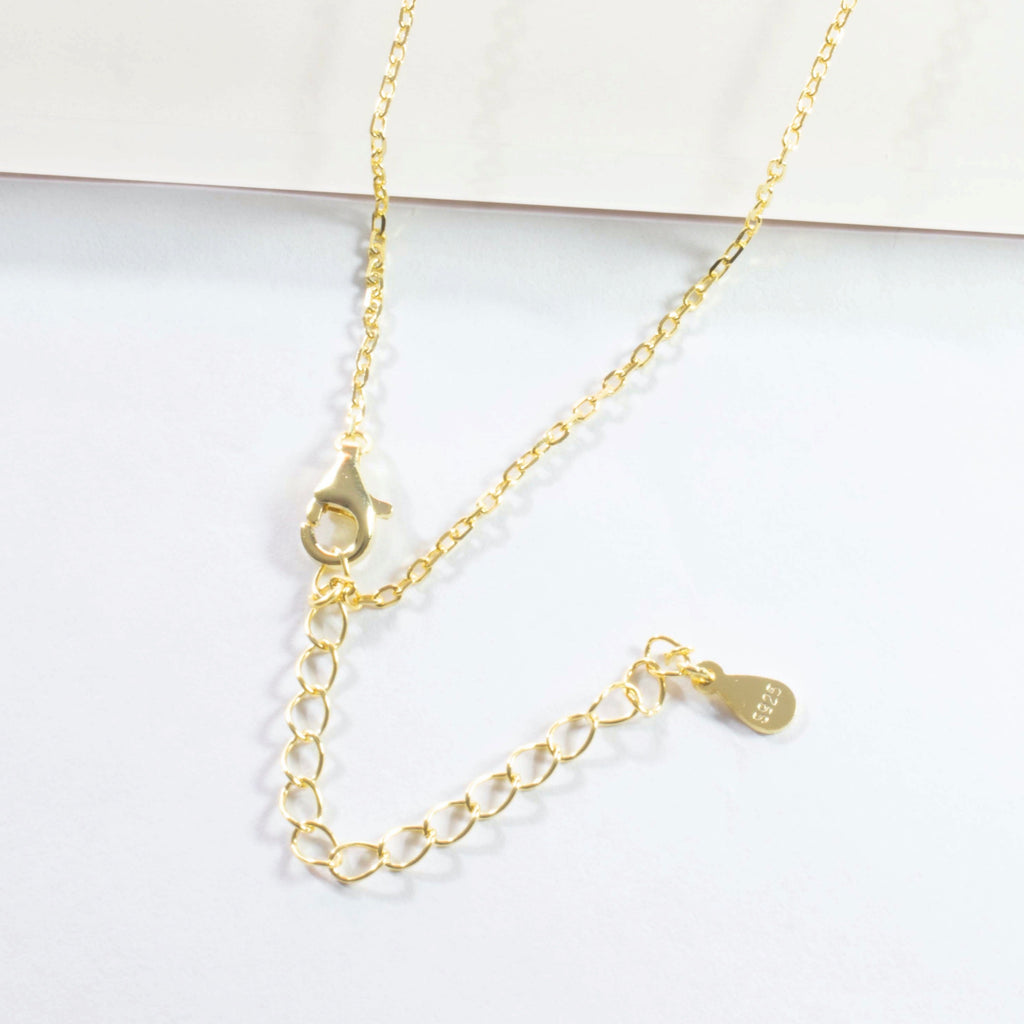 Three Small Freshwater Pearl Necklace - Gold or Silver