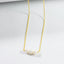 Three Small Freshwater Pearl Necklace - Gold or Silver