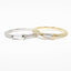 CZ Baguette Stacking Ring - Gold or Silver-Rings-Balara Jewelry