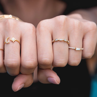 CZ Eternity Gold Band