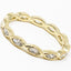 CZ Eternity Gold Band-Rings-Balara Jewelry