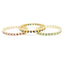Full Eternity Colored CZ Band Ring - Gold-Rings-Balara Jewelry
