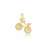 CZ Bicycle Charm - Gold or Silver