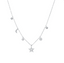 Bezel CZ Charm Choker - Gold or Silver-Necklaces-Balara Jewelry