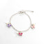 Multicolor Enamel Butterflies and Tiny Pearls Bracelet - Girls & Teens