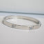 CZ Evil Eye Hamsa Bangle Bracelet - Gold and Silver