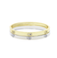 CZ Evil Eye Hamsa Bangle Bracelet - Gold and Silver
