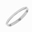 CZ Evil Eye Hamsa Bangle Bracelet - Gold and Silver