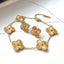 18K Gold Plated Stainless Steel Clover Set