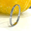 Geometric Pattern Stainless Steel Bangle Bracelet - Silver