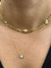 Heart Charms Choker Necklace