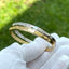 CZ Pave Bangle Bracelet - Gold or Silver