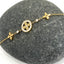 CZ Design Clover Chain Bracelet - Gold