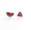 Watermelon stud earrings - Silver - Girls & Teens