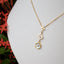 Four Leaf Clover 3 Flower Necklace - Gold and Rose Gold