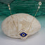 Enamel and CZ Evil Eye Necklace - Gold or Silver