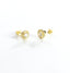 Blissful Halo Pave CZ Stud Earrings - Gold - Girls & Teens